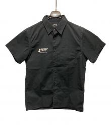 stussy（ステューシー）の古着「S/Sワークシャツ」｜ブラック
