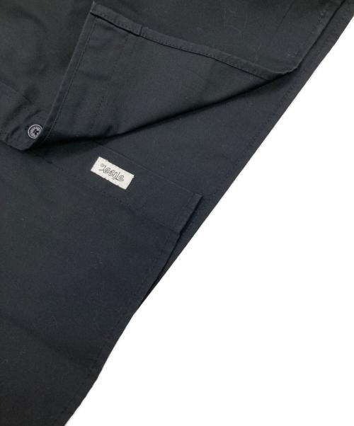 stussy（ステューシー）stussy (ステューシー) S/Sワークシャツ ブラック サイズ:Mの古着・服飾アイテム
