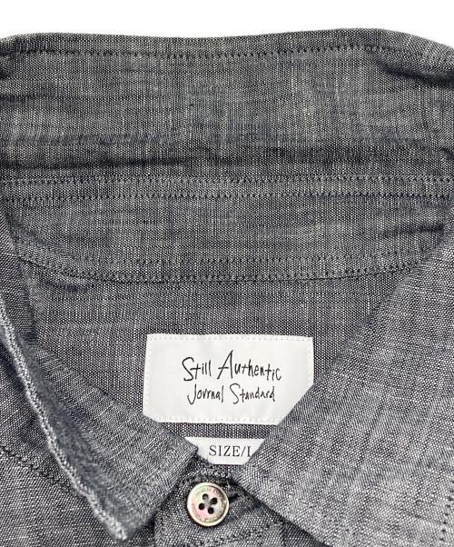 JOURNAL STANDARD（ジャーナルスタンダード）JOURNAL STANDARD (ジャーナルスタンダード) レギュラーカラーシャツ グレー サイズ:Lの古着・服飾アイテム
