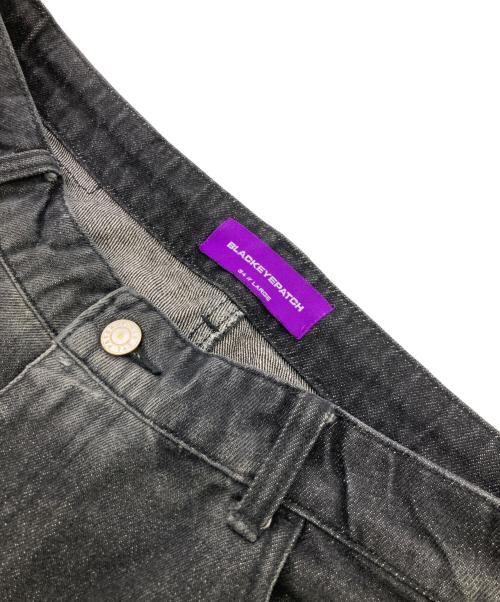 BlackEyePatch（ブラックアイパッチ）BlackEyePatch (ブラックアイパッチ) WIRED RIDER BIKER JEANS ブラック サイズ:Lの古着・服飾アイテム