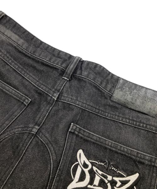 BlackEyePatch（ブラックアイパッチ）BlackEyePatch (ブラックアイパッチ) WIRED RIDER BIKER JEANS ブラック サイズ:Lの古着・服飾アイテム