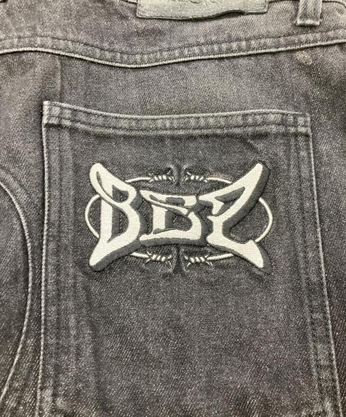 BlackEyePatch（ブラックアイパッチ）BlackEyePatch (ブラックアイパッチ) WIRED RIDER BIKER JEANS ブラック サイズ:Lの古着・服飾アイテム