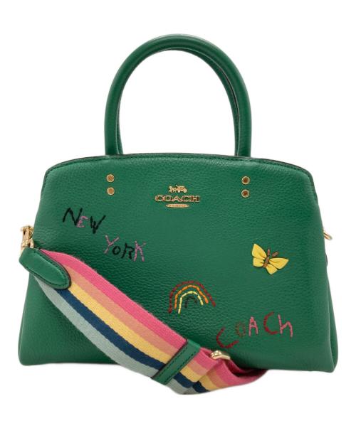 COACH（コーチ）COACH (コーチ) ミニリリーハンドバッグ/Mini Lily Handbag グリーンの古着・服飾アイテム