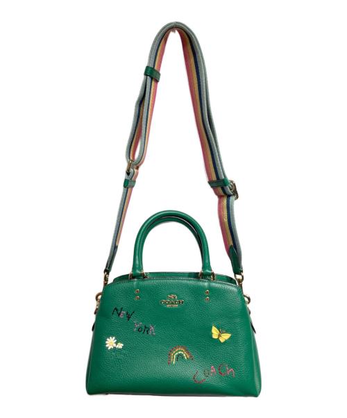 COACH（コーチ）COACH (コーチ) ミニリリーハンドバッグ/Mini Lily Handbag グリーンの古着・服飾アイテム