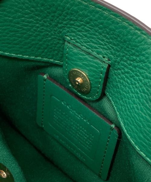 COACH（コーチ）COACH (コーチ) ミニリリーハンドバッグ/Mini Lily Handbag グリーンの古着・服飾アイテム
