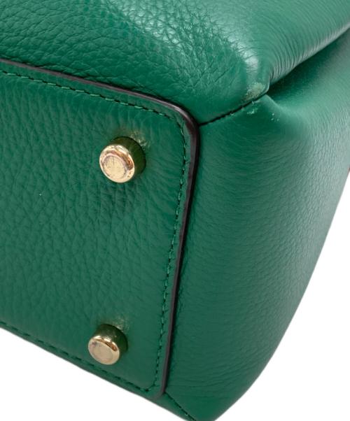 COACH（コーチ）COACH (コーチ) ミニリリーハンドバッグ/Mini Lily Handbag グリーンの古着・服飾アイテム