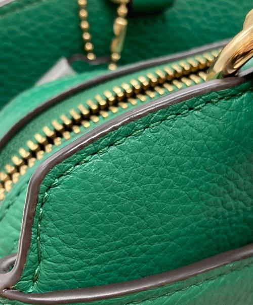 COACH（コーチ）COACH (コーチ) ミニリリーハンドバッグ/Mini Lily Handbag グリーンの古着・服飾アイテム