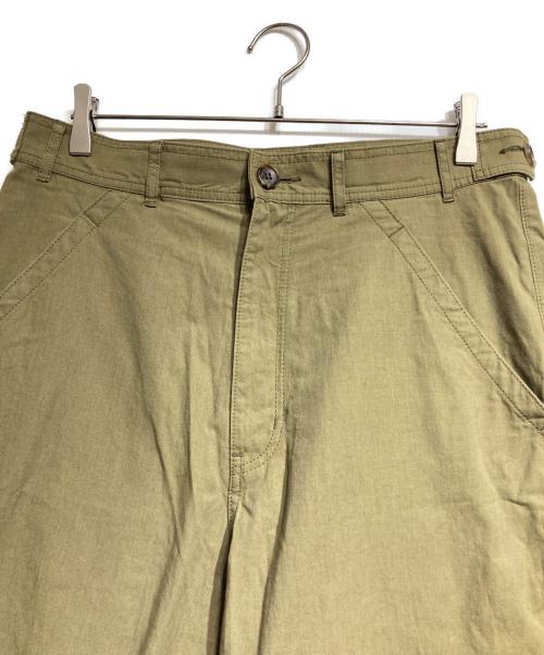 COMME des GARCONS HOMME PLUS（コムデギャルソンオムプリュス）COMME des GARCONS HOMME PLUS (コムデギャルソンオムプリュス) コットンナイロンクロスベイカーパンツ/Cotton Nylon Cross Baker Pants ブラウン サイズ:XSの古着・服飾アイテム