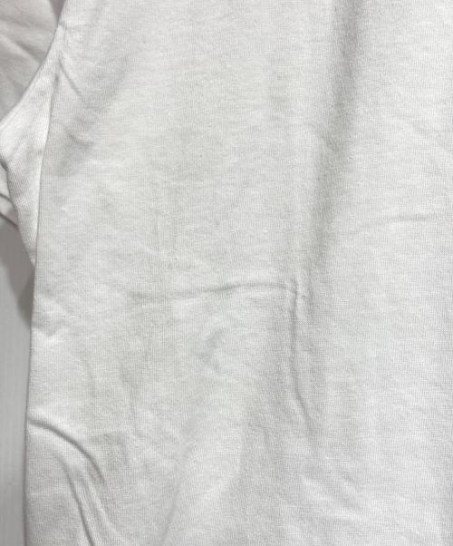 COMME des GARCONS（コムデギャルソン）COMME des GARCONS (コムデギャルソン) パネルチェックTシャツ/Panel check T-shirt ホワイト サイズ:XLの古着・服飾アイテム