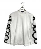 COMME des GARCONSコムデギャルソン）の古着「Logo Long Sleeve T-Shirt」｜ホワイト
