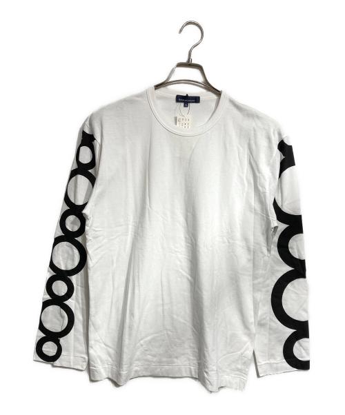 COMME des GARCONS（コムデギャルソン）COMME des GARCONS (コムデギャルソン) Logo Long Sleeve T-Shirt ホワイト サイズ:XLの古着・服飾アイテム
