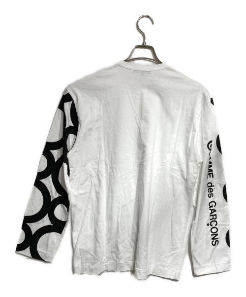 COMME des GARCONS（コムデギャルソン）COMME des GARCONS (コムデギャルソン) Logo Long Sleeve T-Shirt ホワイト サイズ:XLの古着・服飾アイテム
