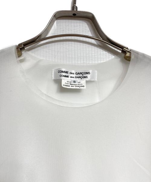 COMME des GARCONS COMME des GARCONS（コムデギャルソン コムデギャルソン）COMME des GARCONS COMME des GARCONS (コムデギャルソン コムデギャルソン) Layered long-sleeved t-shirt/レイヤード長袖カットソー ホワイト サイズ:Sの古着・服飾アイテム