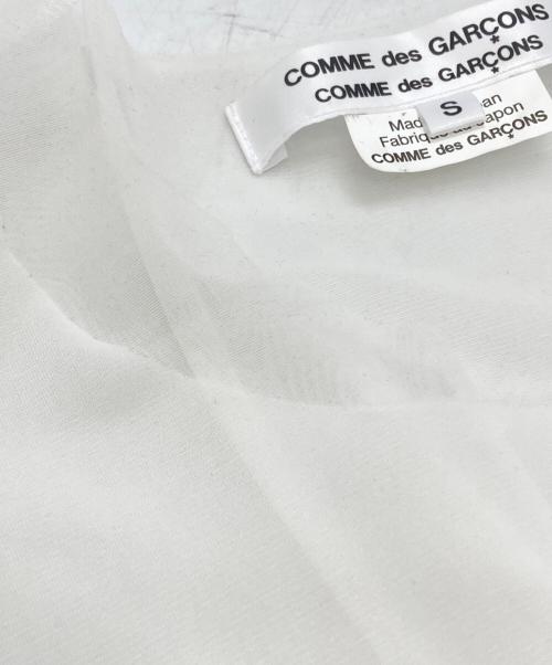 COMME des GARCONS COMME des GARCONS（コムデギャルソン コムデギャルソン）COMME des GARCONS COMME des GARCONS (コムデギャルソン コムデギャルソン) Layered long-sleeved t-shirt/レイヤード長袖カットソー ホワイト サイズ:Sの古着・服飾アイテム