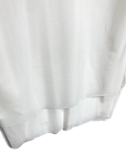 COMME des GARCONS COMME des GARCONS（コムデギャルソン コムデギャルソン）COMME des GARCONS COMME des GARCONS (コムデギャルソン コムデギャルソン) Layered long-sleeved t-shirt/レイヤード長袖カットソー ホワイト サイズ:Sの古着・服飾アイテム