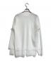 COMME des GARCONS COMME des GARCONS (コムデギャルソン コムデギャルソン) Layered long-sleeved t-shirt/レイヤード長袖カットソー ホワイト サイズ:S：20000円