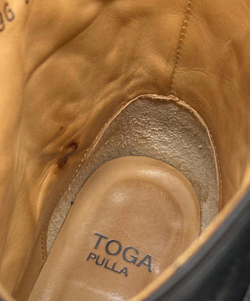 TOGA PULLA（トーガ プルラ）TOGA PULLA (トーガ プルラ) ウエスタンハーネスショートブーツ/Western Harness Short Boots ブラック サイズ:35の古着・服飾アイテム