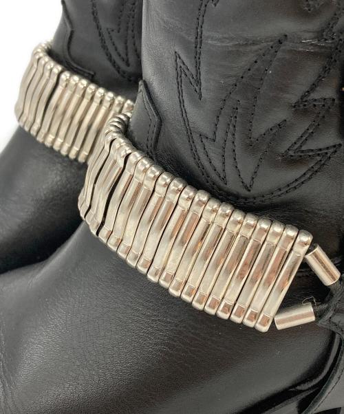 TOGA PULLA（トーガ プルラ）TOGA PULLA (トーガ プルラ) ウエスタンハーネスショートブーツ/Western Harness Short Boots ブラック サイズ:35の古着・服飾アイテム
