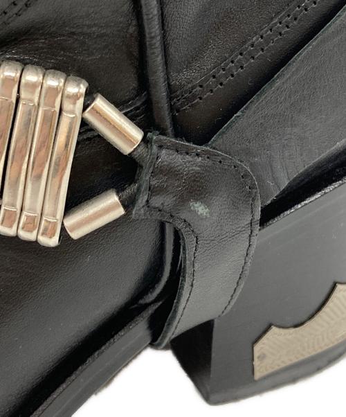TOGA PULLA（トーガ プルラ）TOGA PULLA (トーガ プルラ) ウエスタンハーネスショートブーツ/Western Harness Short Boots ブラック サイズ:35の古着・服飾アイテム