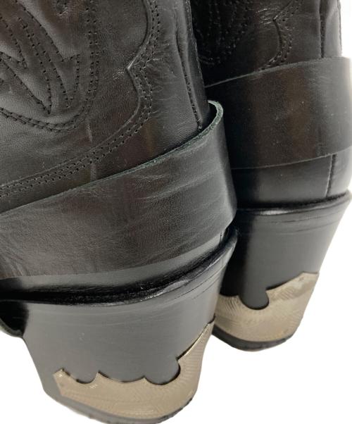TOGA PULLA（トーガ プルラ）TOGA PULLA (トーガ プルラ) ウエスタンハーネスショートブーツ/Western Harness Short Boots ブラック サイズ:35の古着・服飾アイテム