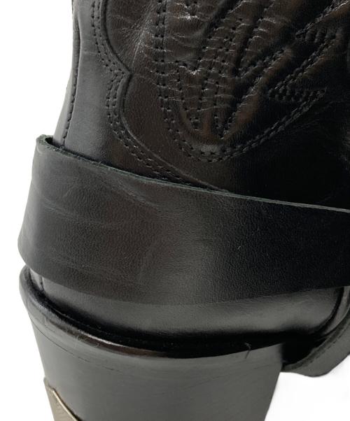 TOGA PULLA（トーガ プルラ）TOGA PULLA (トーガ プルラ) ウエスタンハーネスショートブーツ/Western Harness Short Boots ブラック サイズ:35の古着・服飾アイテム
