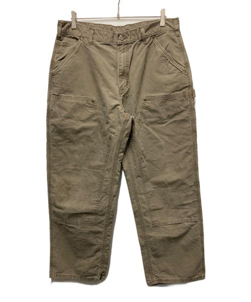 CarHartt（カーハート）CarHartt (カーハート) ダブルニーワークパンツ ベージュ サイズ:36X30の古着・服飾アイテム