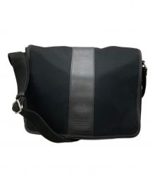COACH（コーチ）の古着「フラップショルダーバッグ/Flap shoulder bag」｜ブラック