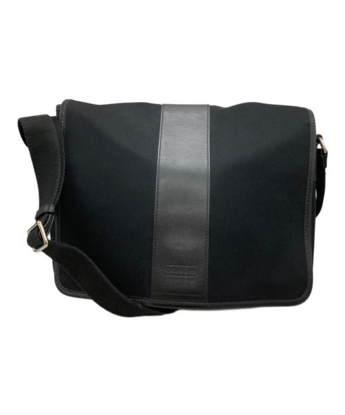 COACH（コーチ）COACH (コーチ) フラップショルダーバッグ/Flap shoulder bag ブラックの古着・服飾アイテム