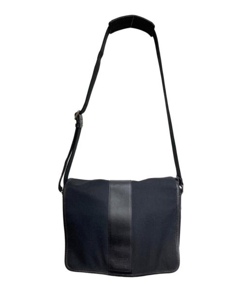 COACH（コーチ）COACH (コーチ) フラップショルダーバッグ/Flap shoulder bag ブラックの古着・服飾アイテム