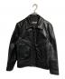 Schott（ショット）の古着「637シングルライダースジャケット/Single rider jacket」｜ブラック