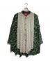 Vivienne Westwood RED LABEL（ヴィヴィアンウエストウッドレッドレーベル）の古着「ボタニカルシャツワンピース/Botanical shirt dress」｜グリーン
