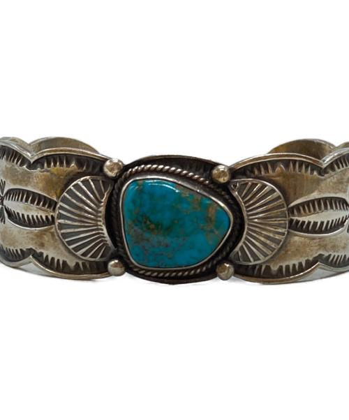 NAVAHO（ナバホ）NAVAHO (ナバホ) ターコイズバングル/turquoise bangle シルバー サイズ:腕回り16.5cm・重さ42.8gの古着・服飾アイテム