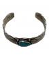 中古・古着 NAVAHO (ナバホ) ターコイズバングル/turquoise bangle シルバー サイズ:腕回り16.5cm・重さ42.8g：50000円