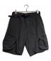 WHITE MOUNTAINEERING（ホワイトマウンテ二アニング）の古着「CARGO SHORT PANTS/カーゴショートパンツ」｜ブラック