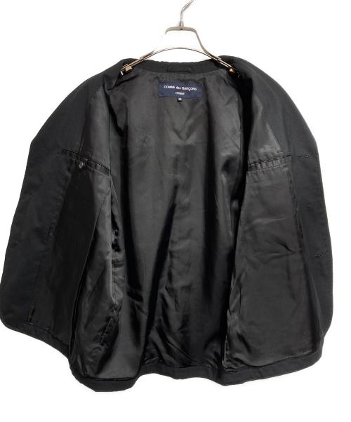COMME des GARCONS HOMME（コムデギャルソン オム）COMME des GARCONS HOMME (コムデギャルソン オム) ウールトロピカル3Bジャケット ブラック サイズ:XSの古着・服飾アイテム