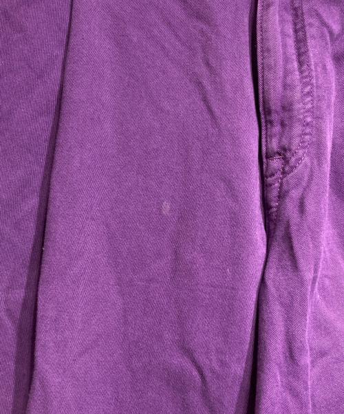 KOLOR（カラー）KOLOR (カラー) 製品染めチノクロスワイドパンツ/Chino wide-leg pants パープル サイズ:1の古着・服飾アイテム
