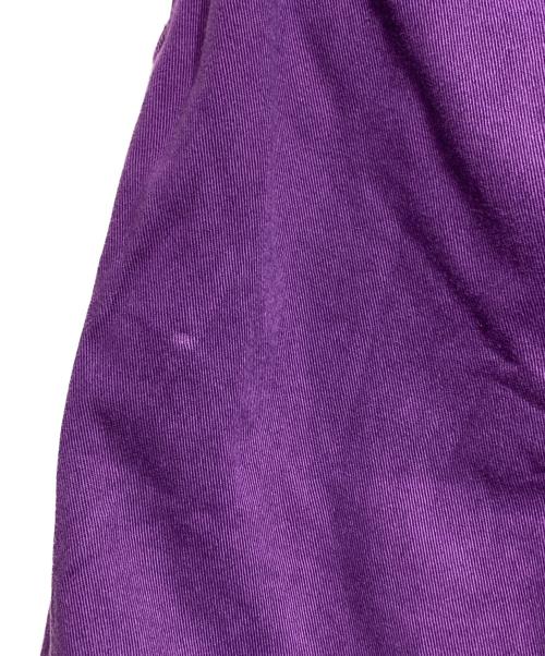 KOLOR（カラー）KOLOR (カラー) 製品染めチノクロスワイドパンツ/Chino wide-leg pants パープル サイズ:1の古着・服飾アイテム