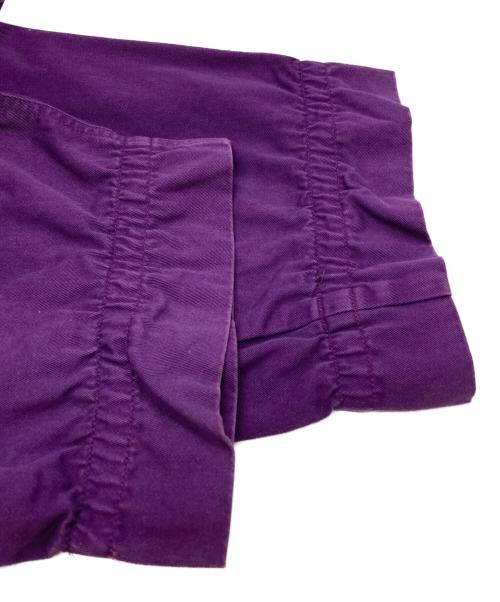 KOLOR（カラー）KOLOR (カラー) 製品染めチノクロスワイドパンツ/Chino wide-leg pants パープル サイズ:1の古着・服飾アイテム