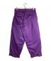 KOLOR (カラー) 製品染めチノクロスワイドパンツ/Chino wide-leg pants パープル サイズ:1：10000円