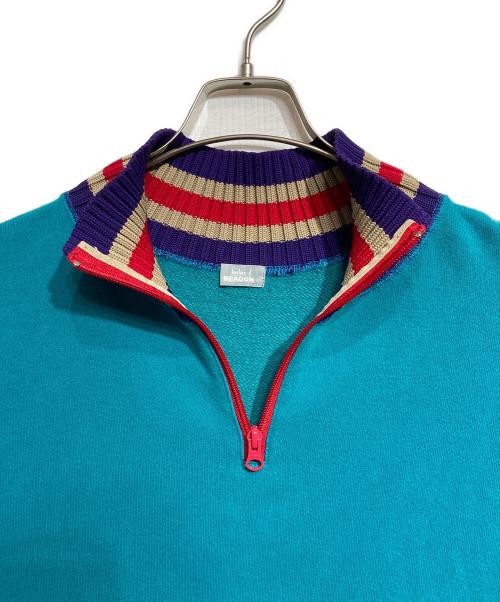 kolor/BEACON（カラービーコン）kolor/BEACON (カラービーコン) ハーフジップスウェット ブルー サイズ:2の古着・服飾アイテム
