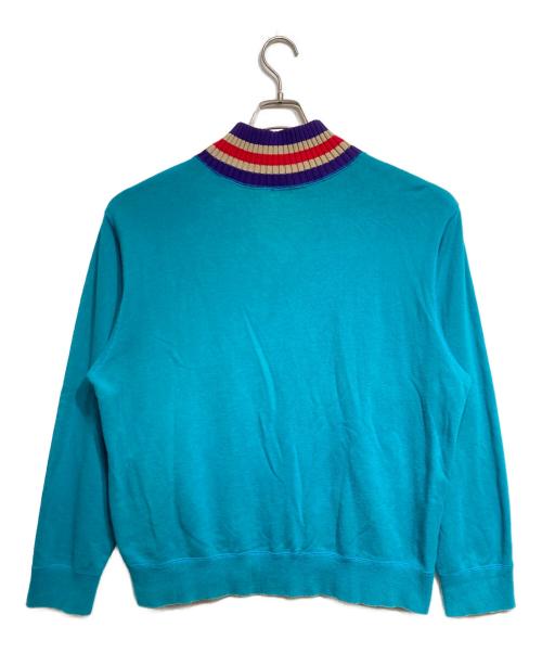 kolor/BEACON（カラービーコン）kolor/BEACON (カラービーコン) ハーフジップスウェット ブルー サイズ:2の古着・服飾アイテム