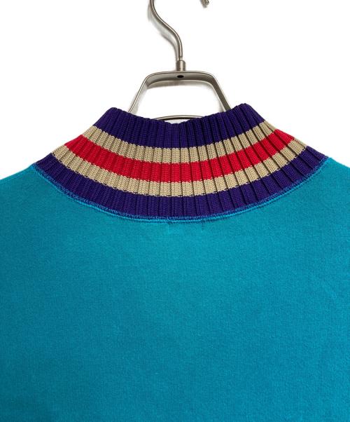 kolor/BEACON（カラービーコン）kolor/BEACON (カラービーコン) ハーフジップスウェット ブルー サイズ:2の古着・服飾アイテム