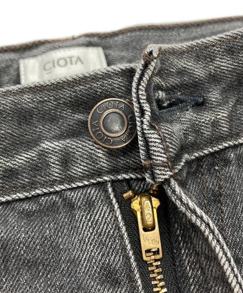 CIOTA（シオタ）CIOTA (シオタ) 13,5ozワイドテーパードデニム/Denim Pants ブラック サイズ:31の古着・服飾アイテム
