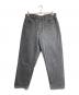 CIOTA（シオタ）の古着「13,5ozワイドテーパードデニム/Denim Pants」｜ブラック