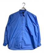 DAIWA PIER39ダイワ ピア39）の古着「TECH REGULAR COLLAR SHIRTS L/S/テック レギュラーカラー シャツ ロングスリーブ」｜ブルー