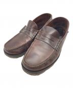 PARABOOTパラブーツ）の古着「CORAUXコインローファー/Coin loafers」｜ブラウン