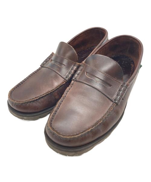 PARABOOT（パラブーツ）PARABOOT (パラブーツ) CORAUXコインローファー/Coin loafers ブラウン サイズ:7の古着・服飾アイテム