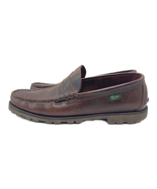 PARABOOT（パラブーツ）PARABOOT (パラブーツ) CORAUXコインローファー/Coin loafers ブラウン サイズ:7の古着・服飾アイテム