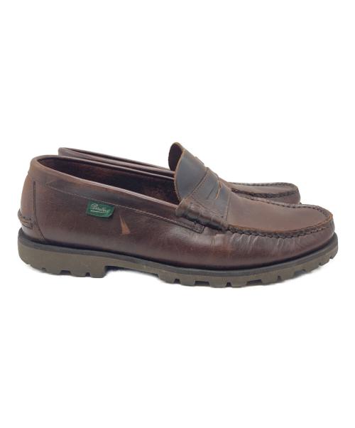 PARABOOT（パラブーツ）PARABOOT (パラブーツ) CORAUXコインローファー/Coin loafers ブラウン サイズ:7の古着・服飾アイテム