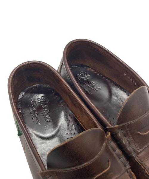 PARABOOT（パラブーツ）PARABOOT (パラブーツ) CORAUXコインローファー/Coin loafers ブラウン サイズ:7の古着・服飾アイテム